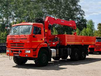 Бортовой КАМАЗ 43118 с КМУ KANGLIM KS1256G (дв. КАМАЗ,  сп/место)_1