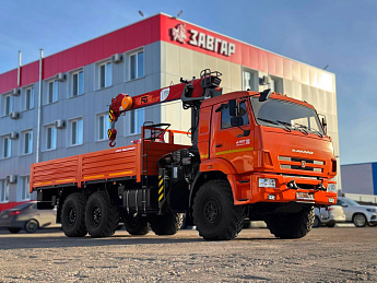 Бортовой КАМАЗ 43118 с КМУ СмартЭко FG414 (дв. КАМАЗ,  сп/место)_0